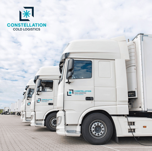 Constellation Cold Logistics refrigerated fleet managed with FleetX temperature-controlled transport TMS.