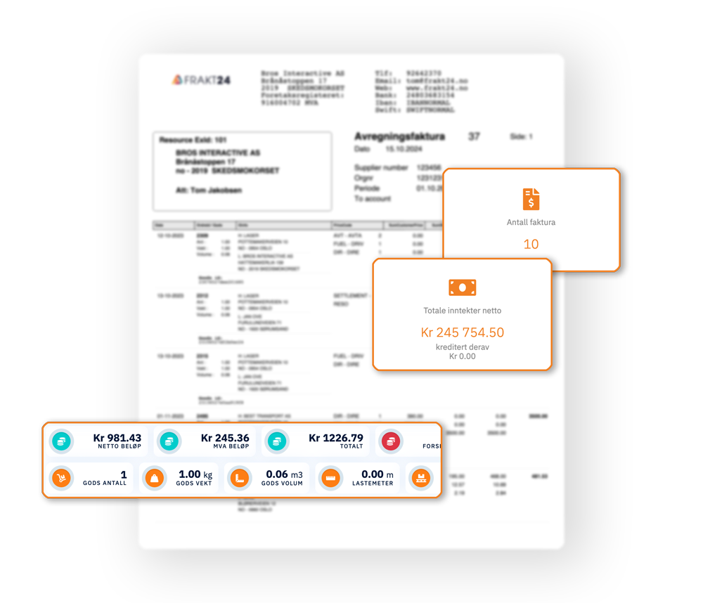 Frakt24-invoices